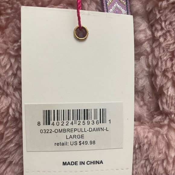 NWT Simply Southern women’s Ombré pullover in dawn size large - Picture 5 of 7